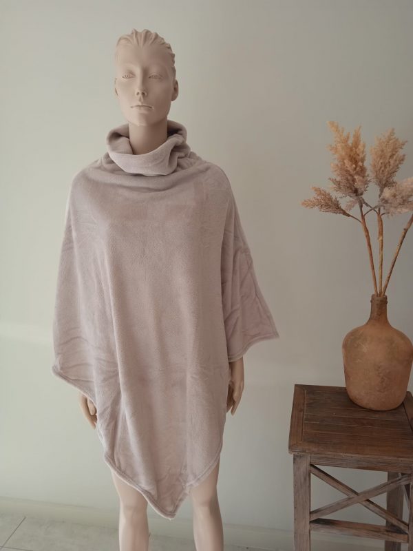 Poncho Sickel Vieux Rose - Afbeelding 2